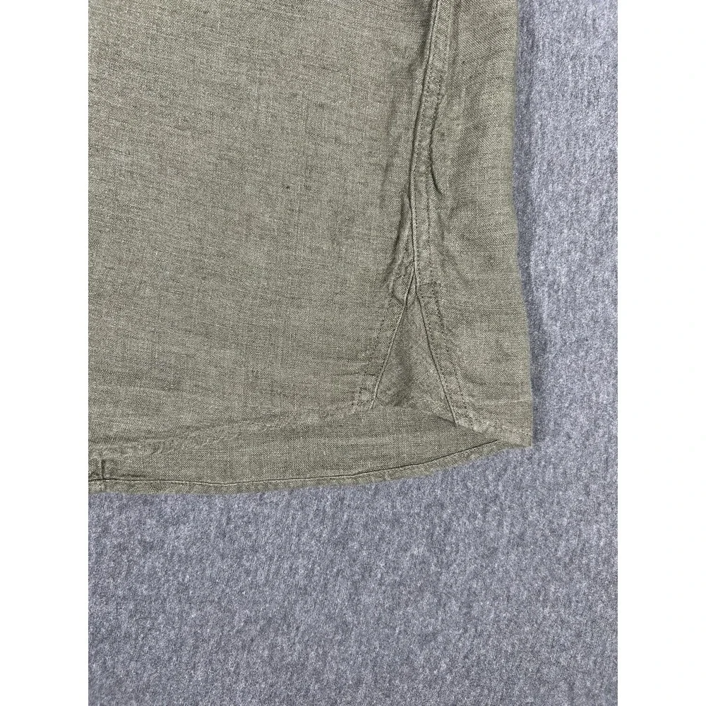 Banana Republic Standard Fit Short Sleeve Linen Shirt M
